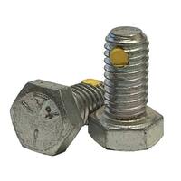 5C3834W/NP 3/8"-16 X 3/4" Hex Cap Screw, Grade 5 (SAE J429), Coarse, w/Nylon Pellet, Zinc